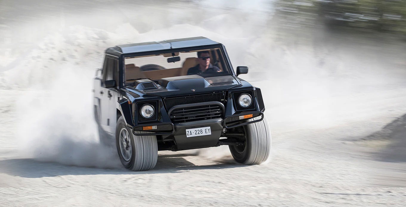 A Lamborghini LM002